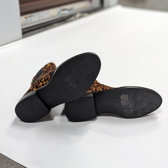 Rebecca Minkoff Size 7M Brown Leopard Print Calf Hair Sabeen Too Ankle Boots NEW - Picture 5 of 9